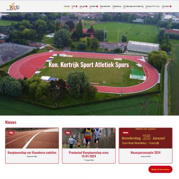 Webdesign en website KKS Spurs Atletiek